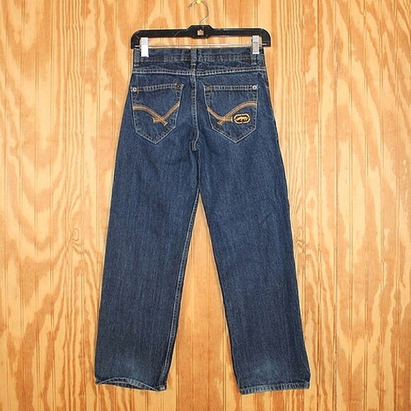 Ecko Unltd. Blue Wash Jeans - Youth Size 12 - Picture 2 of 13